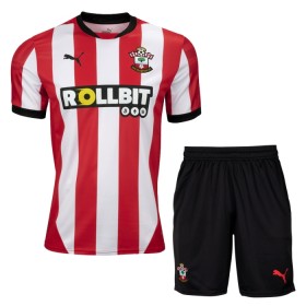 Levné Southampton Dětské Domácí Fotbalové dresy 2024-25 Krátký Rukáv